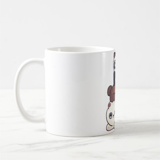 Tierstapelmagie Kaffeetasse (Links)