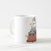 Tierstapelmagie Kaffeetasse (Vorderseite Links)