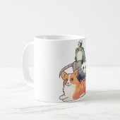 Tierstapelmagie Kaffeetasse (Vorderseite Links)
