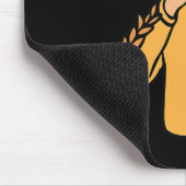 Tierstich der Hand Gesture Deaf Hörverlust Mousepad (Ecke)