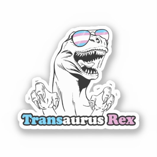 Tierstolz - Transaurus Rex Aufkleber (Vorderseite)