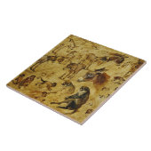 Tierstudien: Esel, Affen, Katzen und Hunde Fliese (Seite)