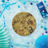 Tierstudien: Esel, Affen, Katzen und Hunde Pappteller (Party)