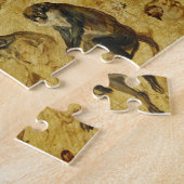 Tierstudien: Esel, Affen, Katzen und Hunde Puzzle (Seite)