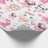 Tiertanz Geschenkpapier (Ecke)