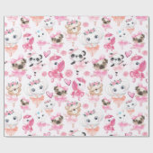Tiertanz Geschenkpapier (Flach)