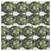 Tiertarnung schüchtert rosa Nasen ein Stoff (Muster)