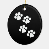 Tiertatzen-Drucke Keramikornament (Links)