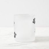 Tiertatzen-Drucke Mattglastasse (Mittel)
