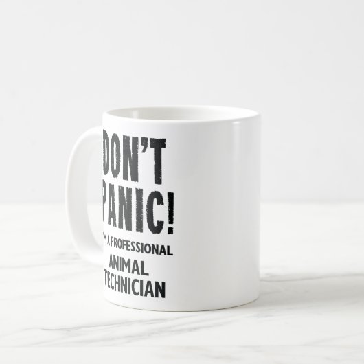 Tiertechniker Kaffeetasse (Vorderseite Links)