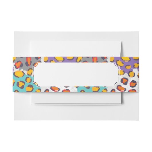 Tiertiermuster Einladungsbanderole (Vorderseite Beispiel)