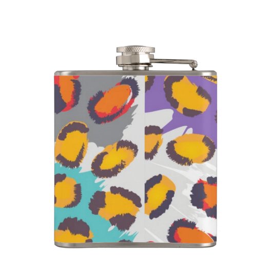 Tiertiermuster Flachmann (Rückseite)