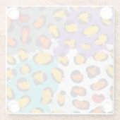 Tiertiermuster Glasuntersetzer (Rückseite)