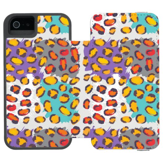 Tiertiermuster Incipio iPhone Geldbeutel-Hülle (Folio Geöffnet)