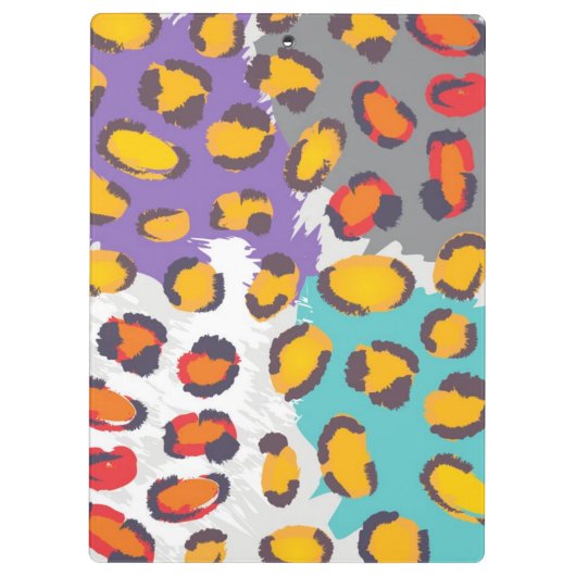 Tiertiermuster Klemmbrett (Rückseite)