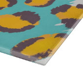 Tiertiermuster Schneidebrett (Ecke)