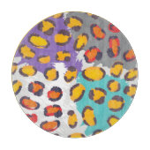 Tiertiermuster Schneidebrett (Vorderseite)