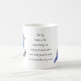 Tiertotem Blau Jay Inspiration Naturleitfaden Kaffeetasse