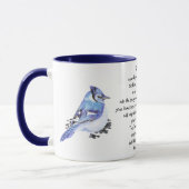 Tiertotem Blau Jay Inspiration Naturleitfaden Tasse (Links)