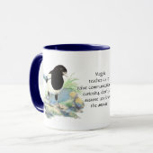 Tiertotems, Ermutigung und Inspiration Tasse (Vorderseite Links)