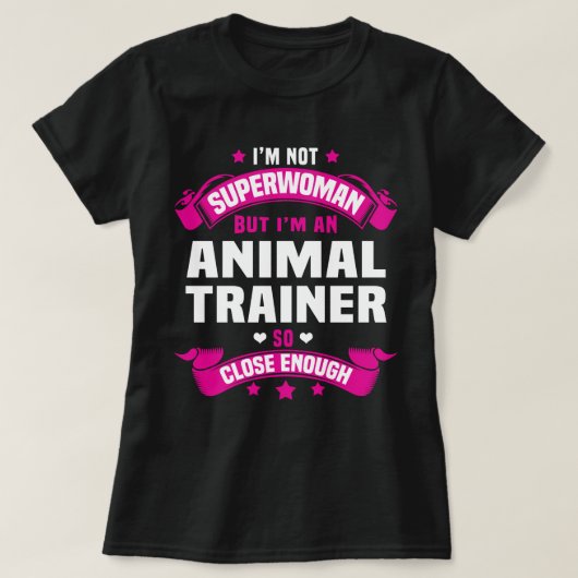 Tiertrainer T-Shirt (Design vorne)