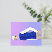Tierüberquerung der humanisierten Marshallpostkart Postkarte (Stehend Vorderseite)