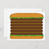 Tierüberquerung über neues Leaf Hamburger Stationä Postkarte (Vorne/Hinten)