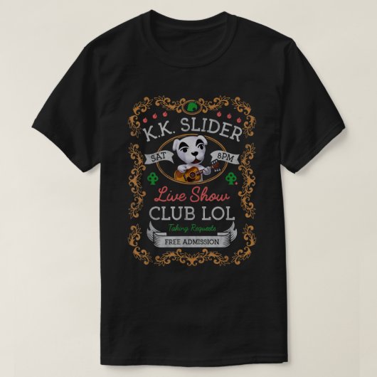 TIERÜBERSCHREITEN KK Slider Live Show Poster Grafi T-Shirt (Design vorne)
