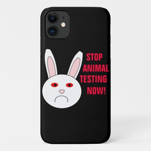 Tierversuche beenden jetzt iPhone 4 Fall Case-Mate iPhone Hülle (Rückseite)
