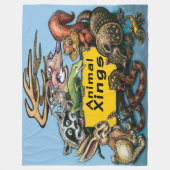 Tierversuche Fleecedecke (Vorderseite)