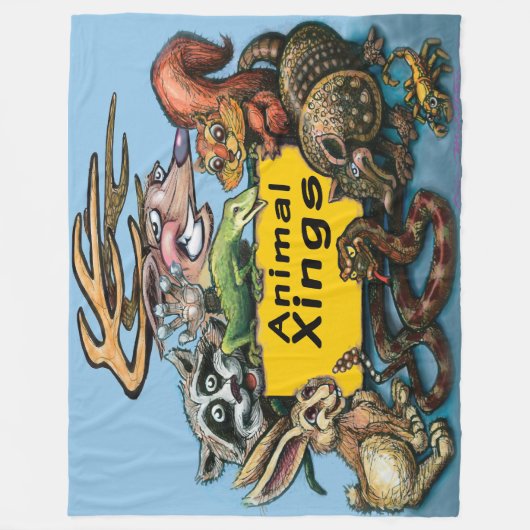 Tierversuche Fleecedecke (Vorderseite)