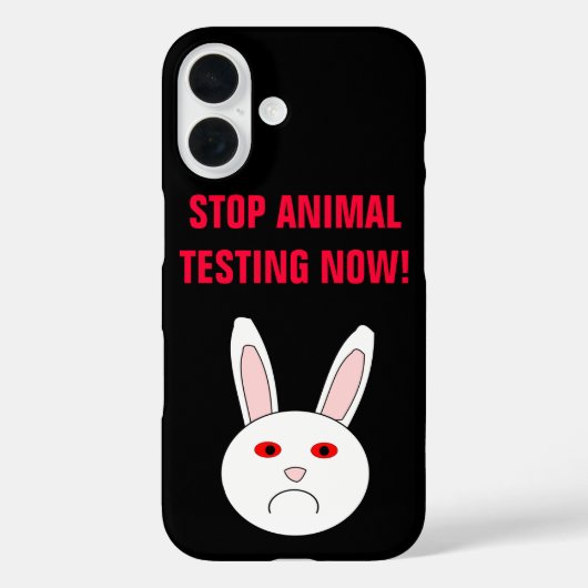 Tierversuche jetzt beenden iPhone-Fall Case-Mate iPhone Hülle (Rückseite)