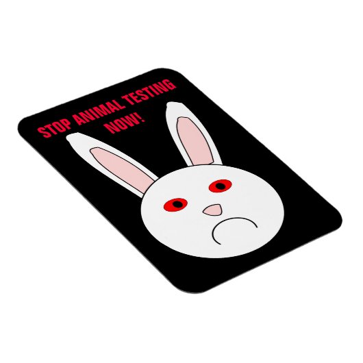 Tierversuche jetzt beenden Premium Magnet (Rechte Seite)