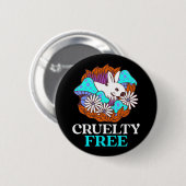 Tierversuchsfrei Button (Vorne & Hinten)