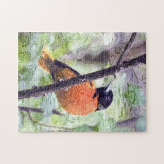 Tiervogel Baltimore Oriole Puzzle (Horizontal)