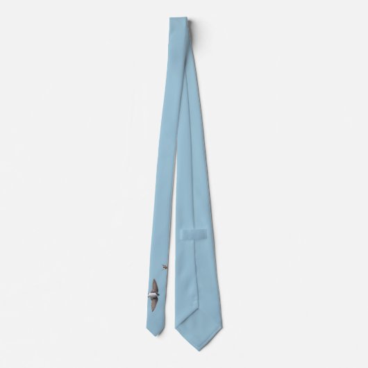 Tiervogel-Baum-Schwalbe und Scheunen-Schwalbe Krawatte (Rückseite)