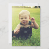 Tierwald 1. Geburtstag Party Einladung (Rückseite)