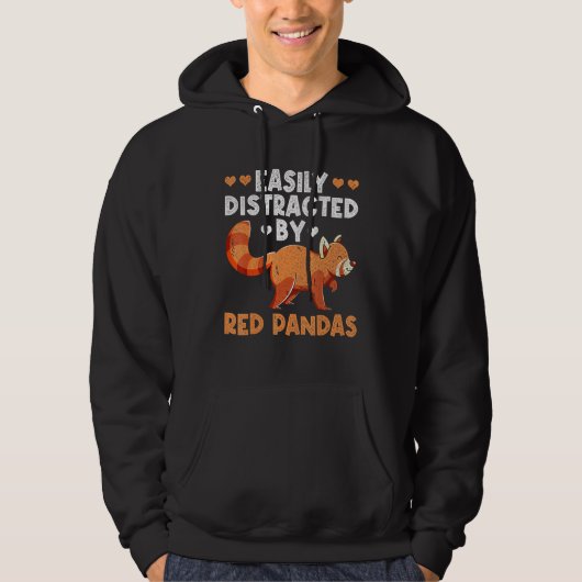 Tierwald Chinesischer Roter Panda Hoodie (Vorderseite)