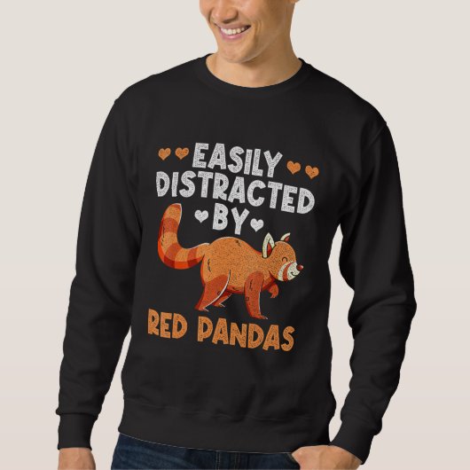 Tierwald Chinesischer Roter Panda Sweatshirt (Vorderseite)