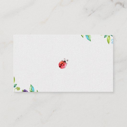 Tierwald - Windelruderkarte Begleitkarte (Rückseite)