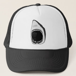 Tierweisser des weißen Haifischs des T - Shirt hai Truckerkappe