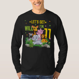 Tierwelt 11. Geburtstagsparty am Tag T-Shirt