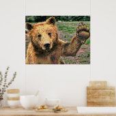 Tierwelt 15 verschwommen poster (Küche)