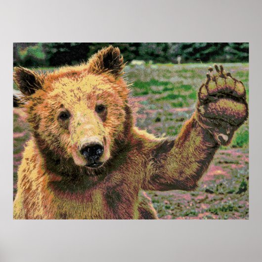 Tierwelt 15 verschwommen poster (Vorne)