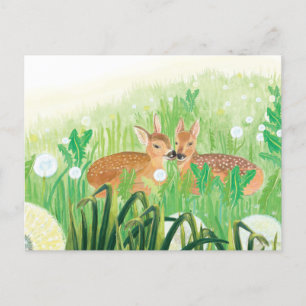 Tierwelt in Großgras Postkarte
