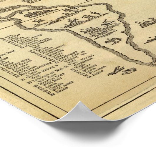 Tierwelt Poster (Ecke)