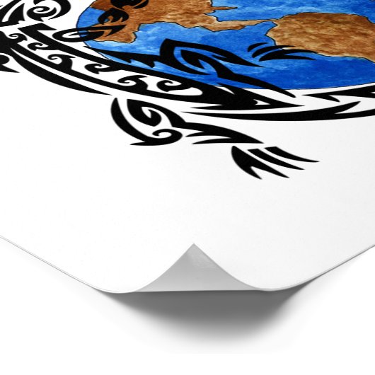 Tierwelt Poster (Ecke)