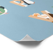 Tierwelt Poster (Ecke)