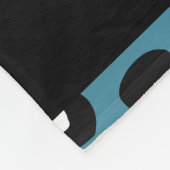 Tierwerbung, Blauer Leopard, Herz, Ihr Name Fleecedecke (Ecke)