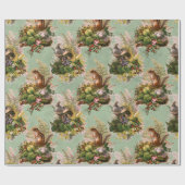 Tierwerbung, Chipkarten & Vogelgeschenke, Tiervorf Geschenkpapier (Flach)